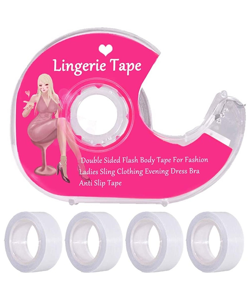 Accessories Fashion Boob Body Tape Double Sided Clothing Tape for Skin Dress Bra 82 Feet Clear 82 ft - CY18TT3SQRU