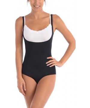 Shapewear Bodysuit with Full Brief Bottom - Black - CY18WEC9L9Q