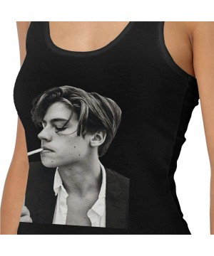 Camisoles & Tanks Women's Sexy Tank Cool Vest T Shirt-Riverdale Jughead Jones - Black - C4198XO9ATG