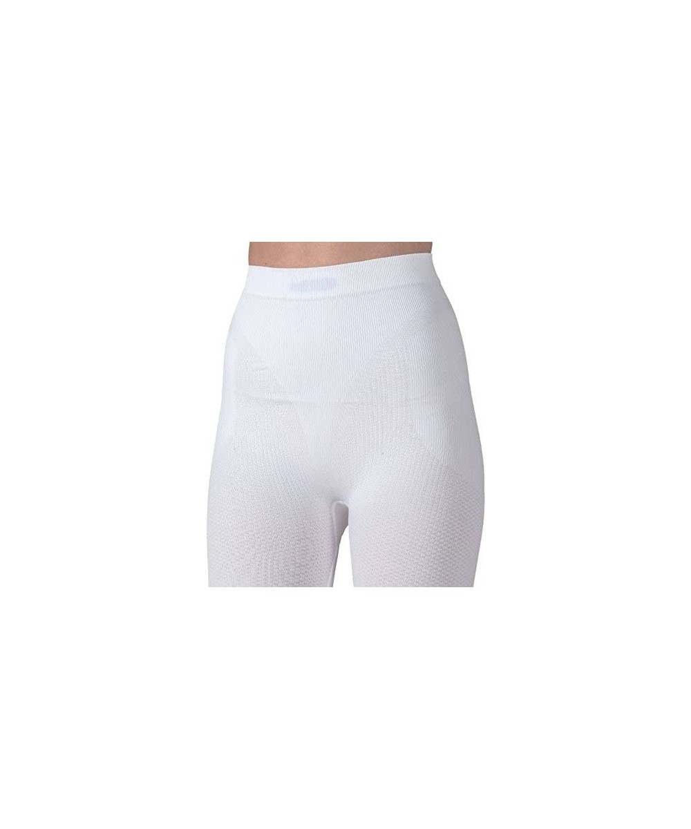 Shapewear Anti Cellulite Slimming Short Pants + Silver - White Size S - White - C3118COTTGJ