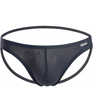 G-Strings & Thongs Men's Underwear Jockstrap G-String Briefs Pouch Thong - Dark Gray - CP187UIN9E9