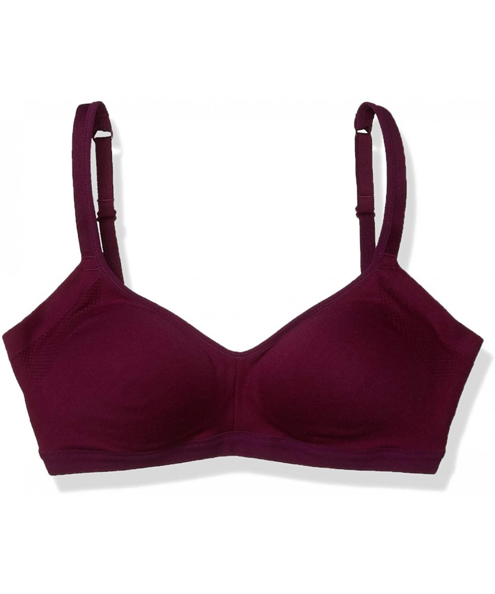 Bras Easy Does It No Bulge Bra - Cabernet Jewel - C218UCCRZQ9