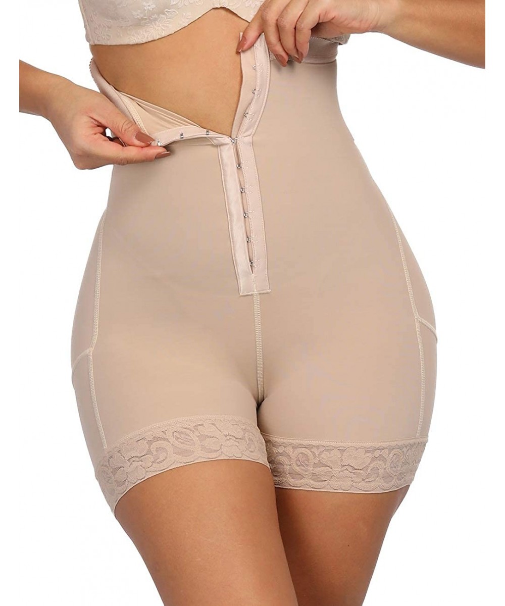 Shapewear Women Shapewear Shaper Body Shaper Slimming Bodysuit Waistline with Long Leg Lace Hem Plus Size S-6XL - Beige-5013 ...