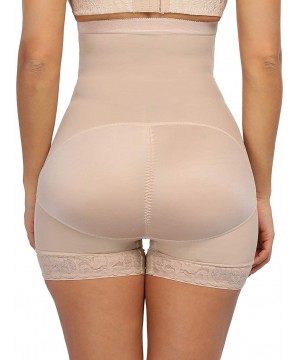 Shapewear Women Shapewear Shaper Body Shaper Slimming Bodysuit Waistline with Long Leg Lace Hem Plus Size S-6XL - Beige-5013 ...