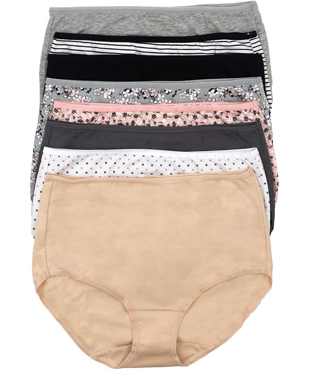 Panties Cotton Modal Basic Women's Brief | 8-Pack - Multicolor - CP18Z4ASQNH