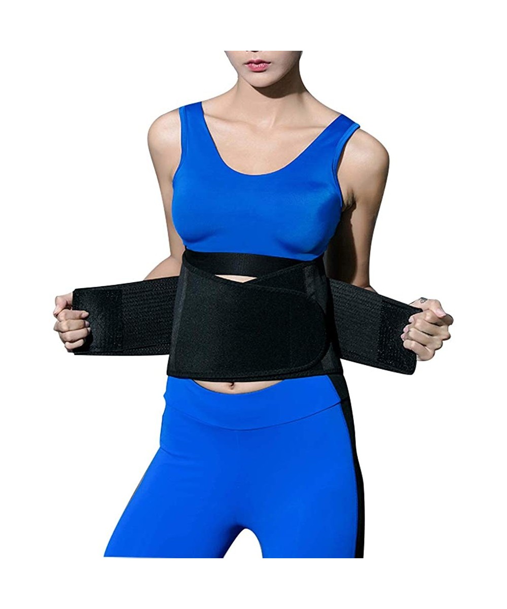 Shapewear Exercise Waist Trainer Belt Body Shaper Belly Wrap Trimmer Slimmer Compression Band for Weight Loss Workout Fitness...