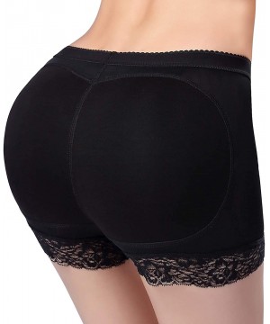 Shapewear Butt Lifter Hip Enhancer Pads Shapewear Shorts- Padded Underwear for Women- Fake Buttock Hip Lace Boyshort Panties ...