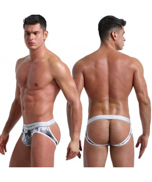 G-Strings & Thongs Men's Sexy Breathable Mesh Jockstrap Underwear - Ak7029-multicolor(5-pack) - CL18Y039D00