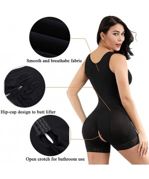 Shapewear Tummy Control Butt Lifter Shapewear for Women Thigh Slimmer Firm Control Body Shaper Full Body High Waist Bodysuit ...