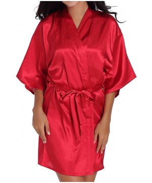 Garters & Garter Belts Women Bridal Pajamas Wedding Brideslmaid Gift Mother Sister of The Bride Robes Red - CK194DAZ69X