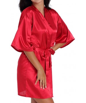 Garters & Garter Belts Women Bridal Pajamas Wedding Brideslmaid Gift Mother Sister of The Bride Robes Red - CK194DAZ69X