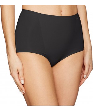 Shapewear Women's Classic Cotton Smoothing Brief - Black - CZ12MXKOY7W