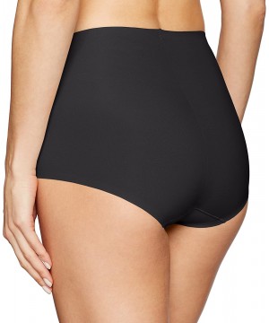 Shapewear Women's Classic Cotton Smoothing Brief - Black - CZ12MXKOY7W