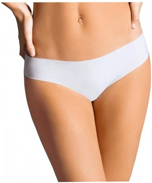 Panties Women's Thong Underwear Low Rise No Panty Line Panties Pack of 4 - Beige-gray-ivory-black - C718G339XGC