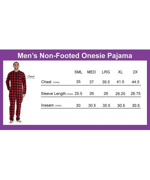 Sleep Sets Men's Fleece Non-Footed Solid Color Onesie Pajamas Jumpsuit - Black W/ Black Zipper - CS17YYNR02A