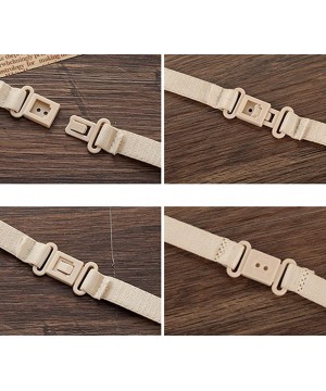 Accessories 3pcs Bra Strap Clips Holder Invisible Non-slip Elastic Clip for Bras - Nude - CS1855K0964