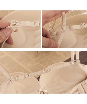 Accessories 3pcs Bra Strap Clips Holder Invisible Non-slip Elastic Clip for Bras - Nude - CS1855K0964