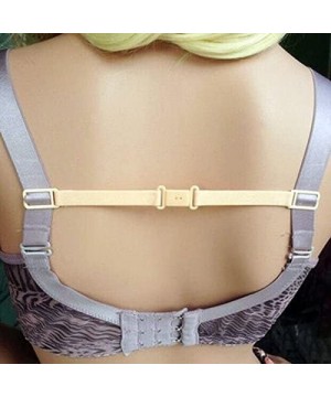 Accessories 3pcs Bra Strap Clips Holder Invisible Non-slip Elastic Clip for Bras - Nude - CS1855K0964