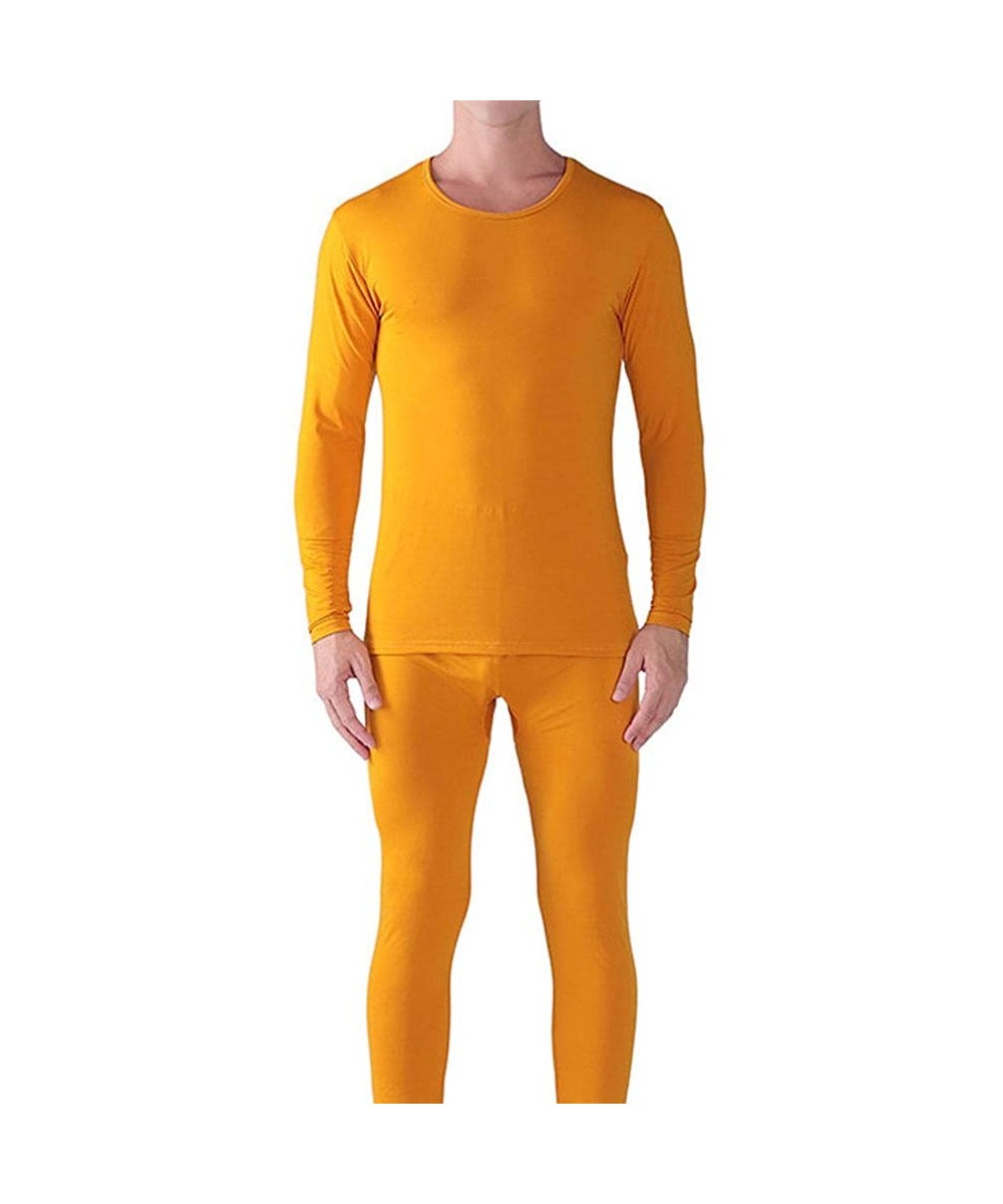 Thermal Underwear 2020 Thermal Underwear for Men Ultra Soft Comfortable Plus Fertilizer Stretch Long Johns Set with Velvet Li...