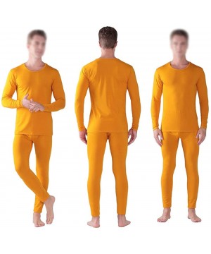 Thermal Underwear 2020 Thermal Underwear for Men Ultra Soft Comfortable Plus Fertilizer Stretch Long Johns Set with Velvet Li...