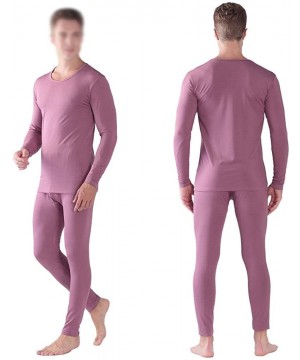 Thermal Underwear 2020 Thermal Underwear for Men Ultra Soft Comfortable Plus Fertilizer Stretch Long Johns Set with Velvet Li...