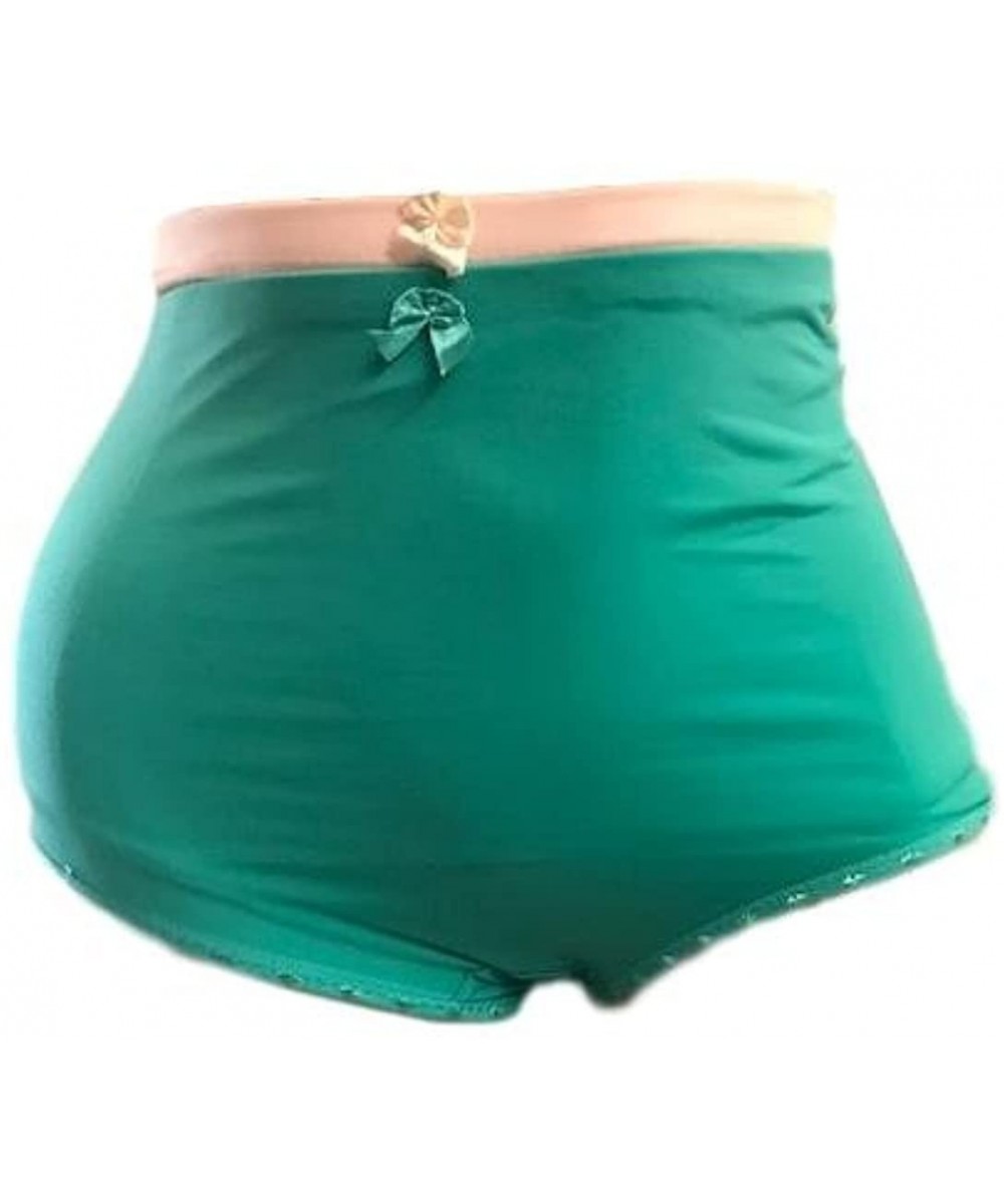 Shapewear Flatten Your Tummy Panty Light Control Set of 2 CW656 - Peach/Mint - C018848YN7A