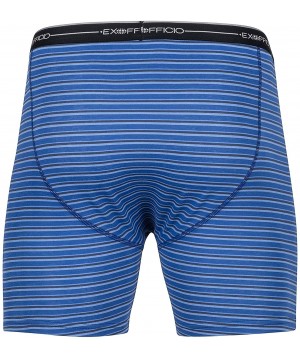 Boxer Briefs Men's Sol Cool Print Boxer Brief - Admiral G Stripe - C0186ZWDKKL