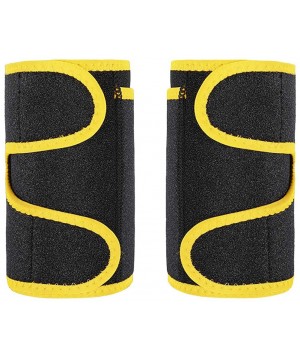 Shapewear Hot Sweat Arm Trimmers for Men & Women Weight Loss Slimmer Wraps Lose Arm Fat - Yellow - C9193WSYHM9