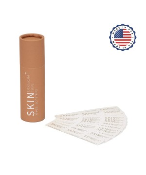 Accessories Skin Fashion Tape Made in The USA - 36 Clear Double-Sided 1/2" x 3" Adhesive Strips of Body Tape - C11959YXLEZ