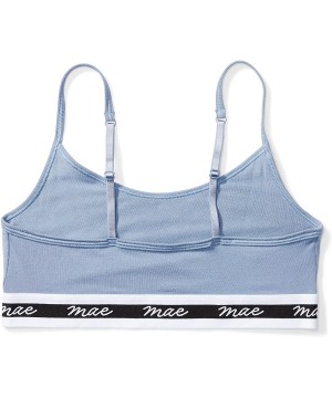 Bras Women's Pullover Modal Matte Logo Elastic Bralette - Stonewash - CP187CU37AQ