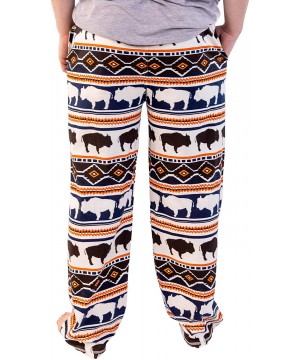 Sleep Bottoms Pajama Pants for Men- Men's Separate Bottoms- Lounge Pants- Funny- Humorous - Buffalo Fair Isle Mens Pants - CS...