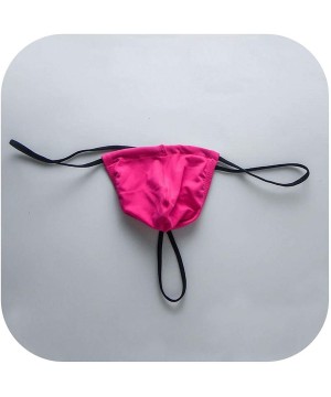 G-Strings & Thongs Sexy Panties Underwear Men T-Back Jockss Thongs G-Strings Lingerie Low Waist Breathable Pouch Strings - Pi...