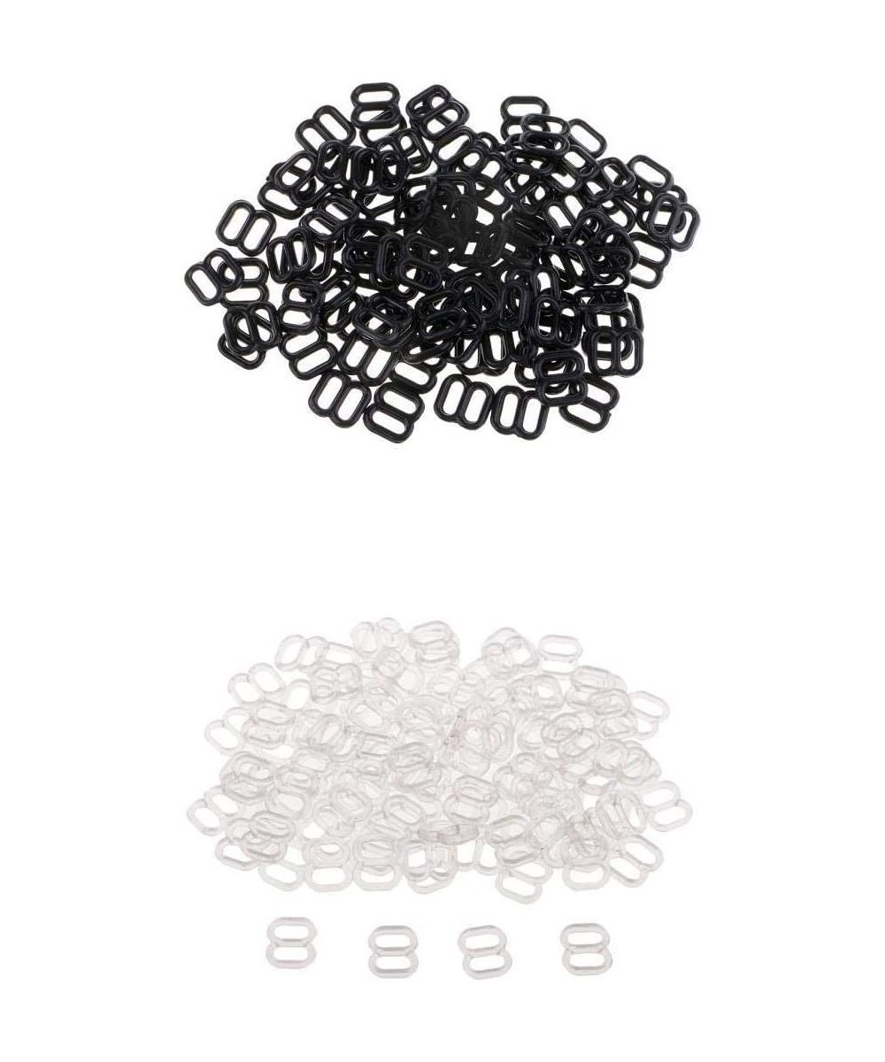 Accessories 200Pcs Nylon 6mm 8 Bra Strap Lingerie Adjustment Rings - CY190Z0LA3L