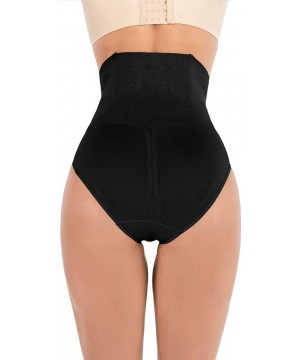 Shapewear Women Butt Lifter Shapewear Waist Cincher Girdle Tummy Control Thong Panty Slimmer Body Shaper - Black (Tummy Contr...