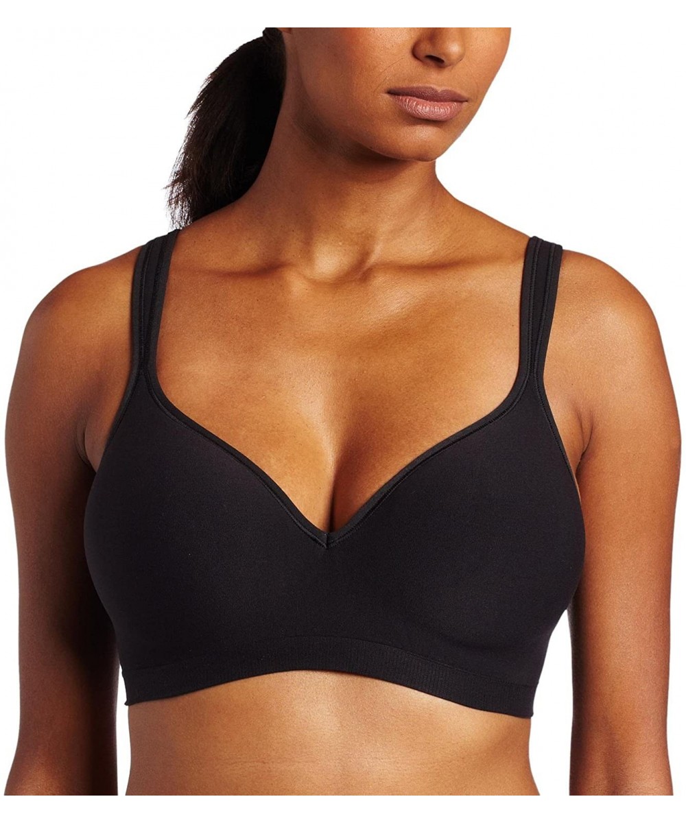 Bras Womens Comfort Revolution Wirefree Bra(3463) - Black - CP182DU0I5X