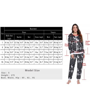 Sets Women's Floral Print Pajama Set Onsies Pajamas Christmas Sweatsuit Outdoor Outfit - Grey_color - CL18ADT0OHE