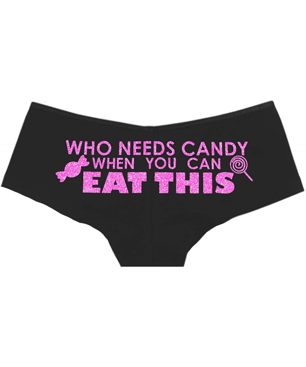 Panties Funny Sayings Panties for Women - Humorous Panty for Bachelorette Party - Underwear Gifts for Women - Cheeky - Black ...