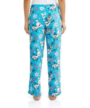 Bottoms Womens Disney Frozen Olaf Plush Fleece Sleep Pants (M 8/10)- Blue - CL18LUHINUA