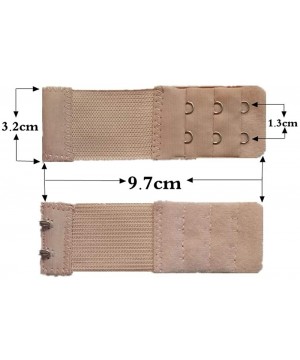 Accessories 3 Pcs/Lot Adjustable Elastic Bra Extenders Strap Extention Clasps Lingerie Brassiere Accessories - Big 3x2 Skin -...