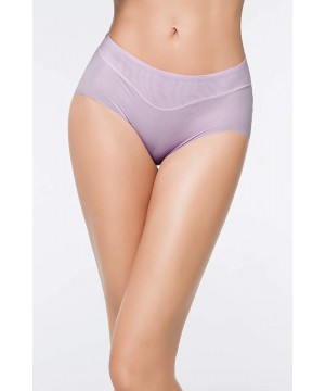 Panties Seamless Hipster Panties Quick Dry Panties Sports Underwear for Women - Purple - CJ18KONRZ66