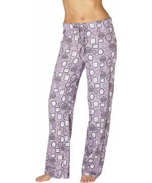 Sets Womens Comfy Printed Frames Cotton Sleep Pant - Frames - C518HZ2HAAC