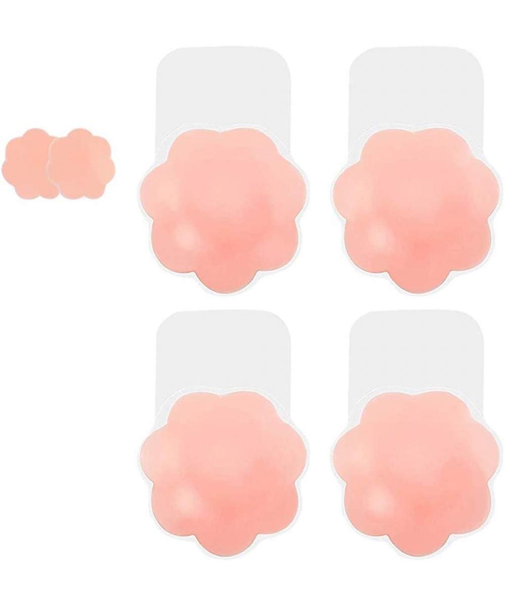 Accessories 2 Pairs Silicone Nipple Covers with Lifting Wings Reusable Breast Lift Pasties Tape Bra for Women Girls (2 Pairs ...