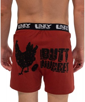 Boxers Funny Animal Boxers- Novelty Boxer Shorts- Humorous Underwear- Gag Gifts for Men - Butt Nugget Boxer - CM18Y6EUUCU