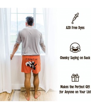 Boxers Funny Animal Boxers- Novelty Boxer Shorts- Humorous Underwear- Gag Gifts for Men - Butt Nugget Boxer - CM18Y6EUUCU