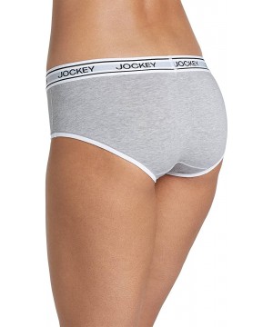 Panties Women's Underwear Signature Modern Mix Y-Front Hipster - Grey Heather - CA18GZ9R7DQ