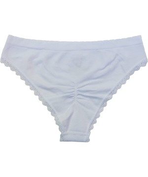 Panties Seamless Cheeky Panties - White - CI17XWNGMK9