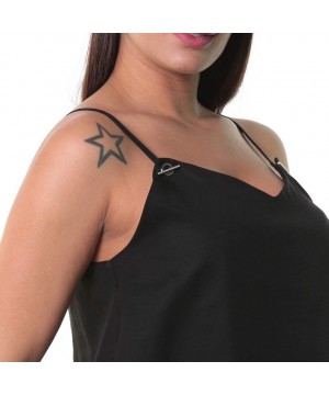 Camisoles & Tanks V-Neck Camisole Loose fit Tank Tops - Black - CW199L7QC0A