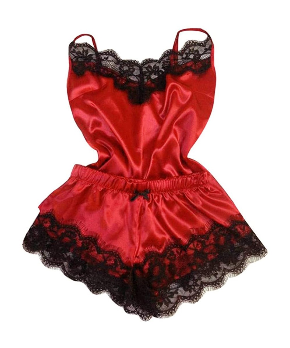 Baby Dolls & Chemises Lingerie for Women for Sex Womens 2PC Lingerie Women Sexy Nightdress Nightgown Sleepwear Underwear Set ...