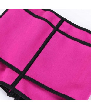 Shapewear Waist Trimmer Belt for Women-Slimming Body Shaper Sports Girdles Workout Abdomen Belt - Red - CK1977KEZ0T