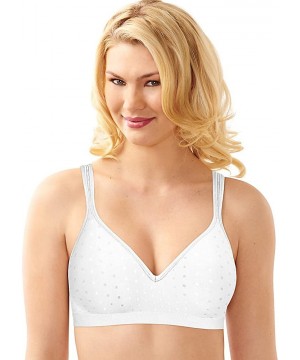 Bras Comfort Revolution Wirefree Bra - White Dot - CI17AAKC5ZQ